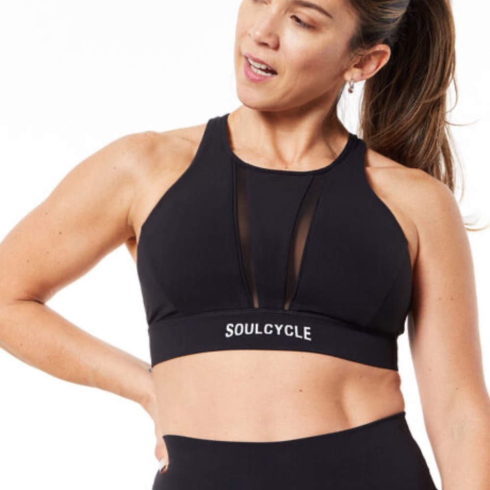 SOULCYCLE x LULULEMON Nulu Mesh High-Neck Racerback Bra